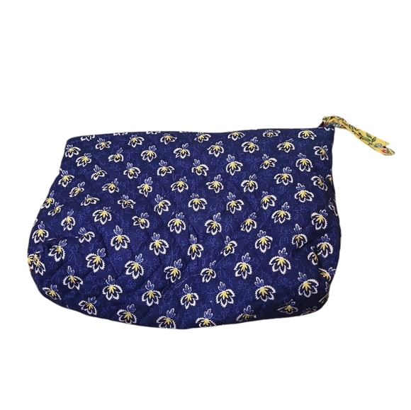 Vera Bradley Cosmetic Case Quilted  Maison Blue - Picture 2 of 2
